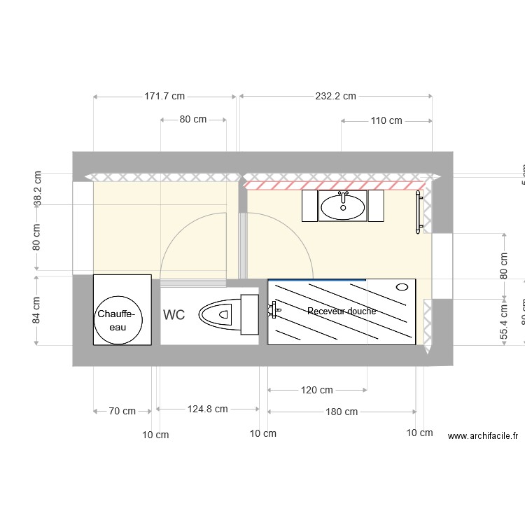 BELMONT Salle de bain Ind 02 14 03 2021. Plan de 0 pièce et 0 m2
