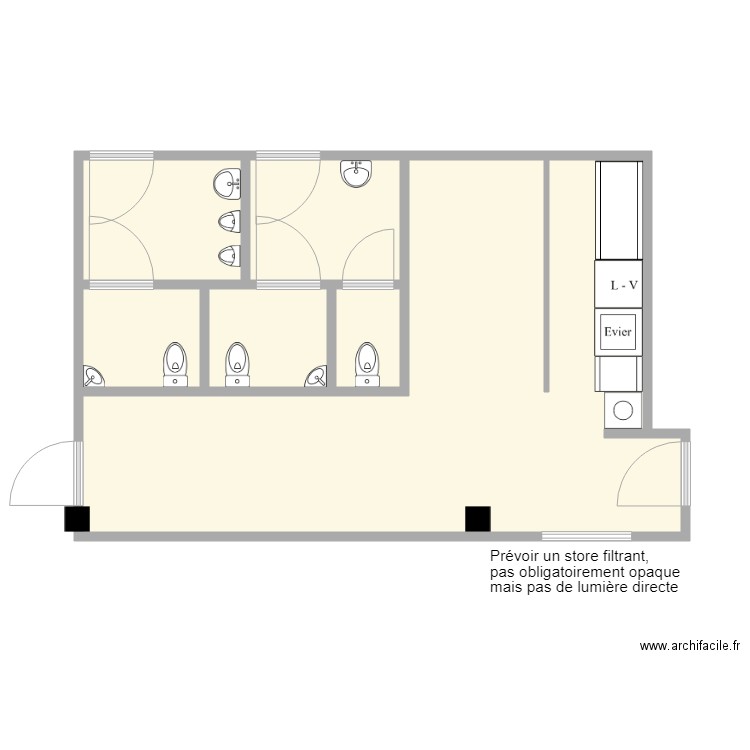 Nautisport cuisine V2. Plan de 0 pièce et 0 m2