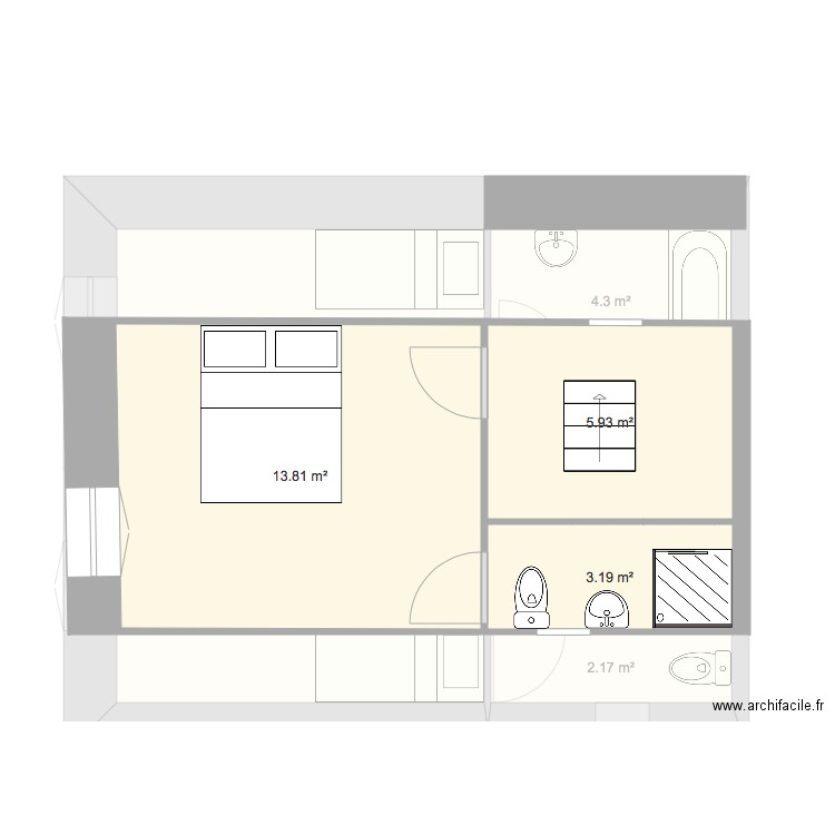 Duplex socio. Plan de 0 pièce et 0 m2