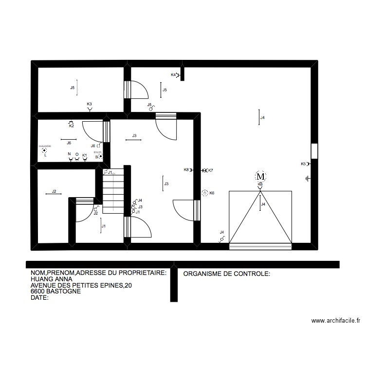 CAVE ANNA. Plan de 0 pièce et 0 m2