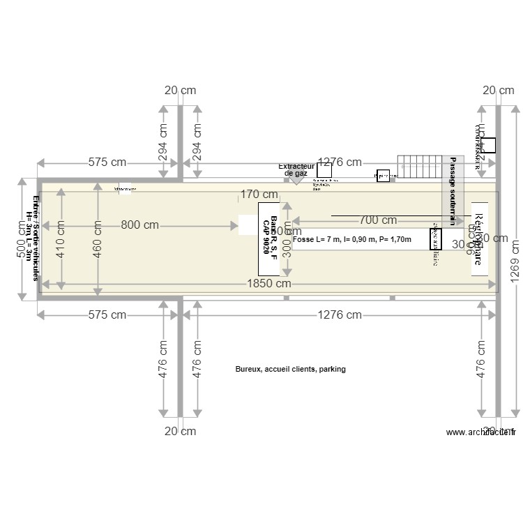 CCT VL Perpignan C BALARD. Plan de 0 pièce et 0 m2