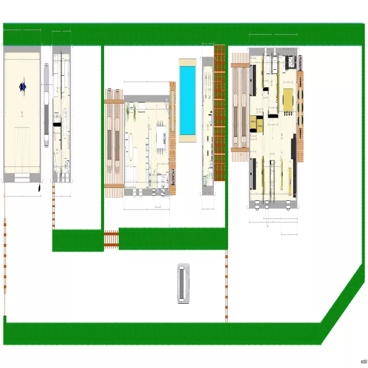 Type 2  Projet chalet P&acirc;tures. Plan de 