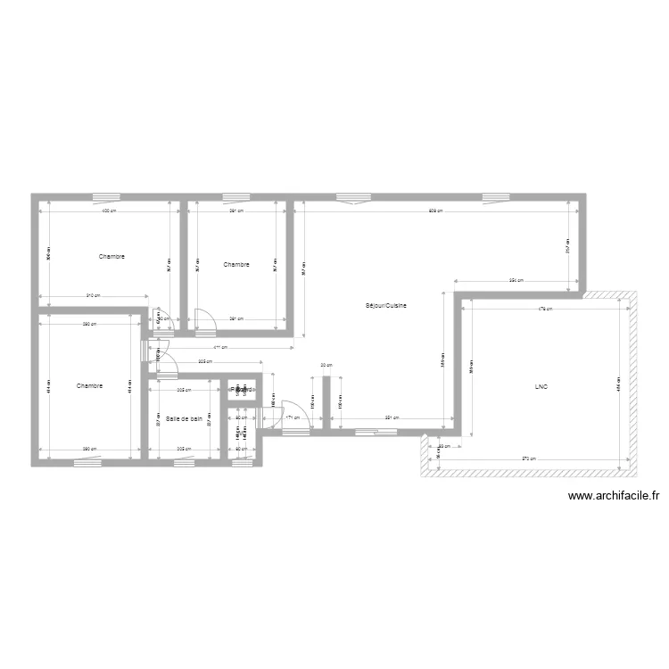 MOREIRA et PONCET. Plan de 
