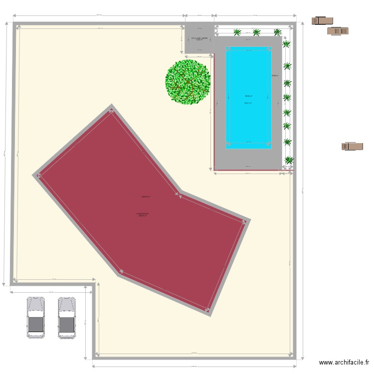 PISCINE BONI. Plan de 0 pièce et 0 m2