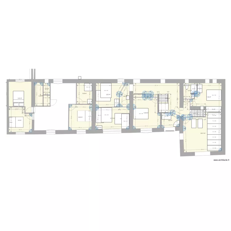 Location 1er Etage. Plan de 