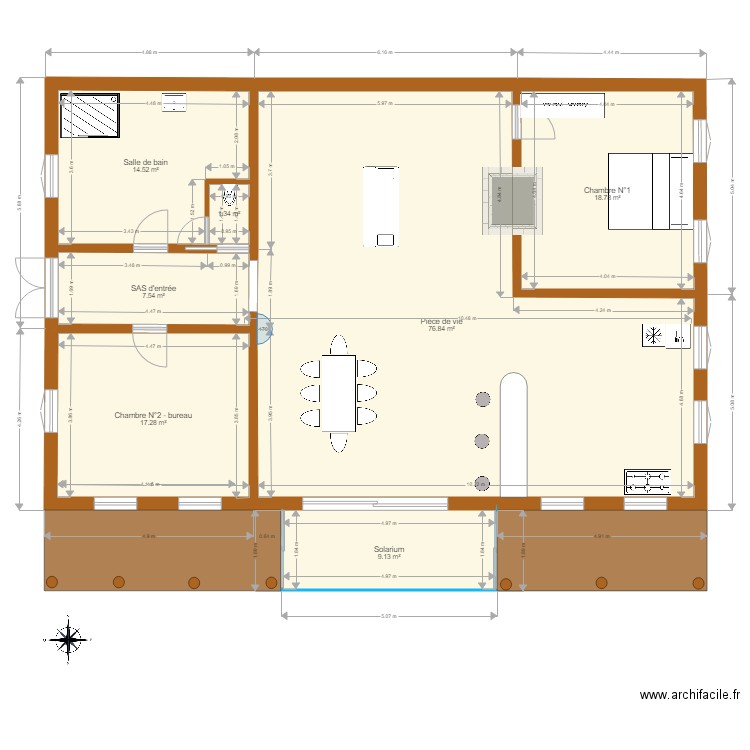 plan v4. Plan de 0 pièce et 0 m2