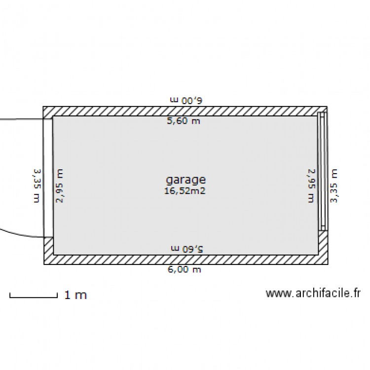 GARAGE 20M². Plan de 0 pièce et 0 m2