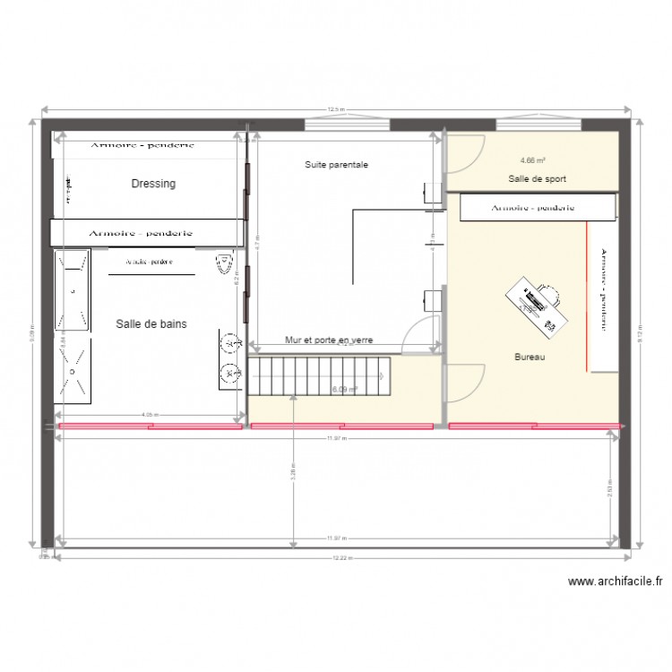 MAISON JFP ETAGE 2 . Plan de 0 pièce et 0 m2