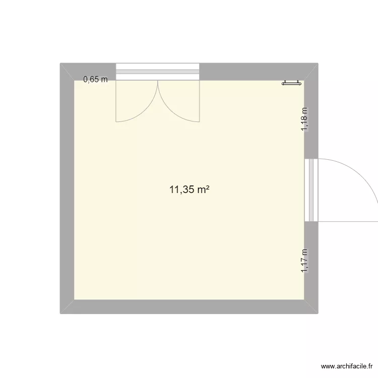 cuisine vide maison . Plan de 