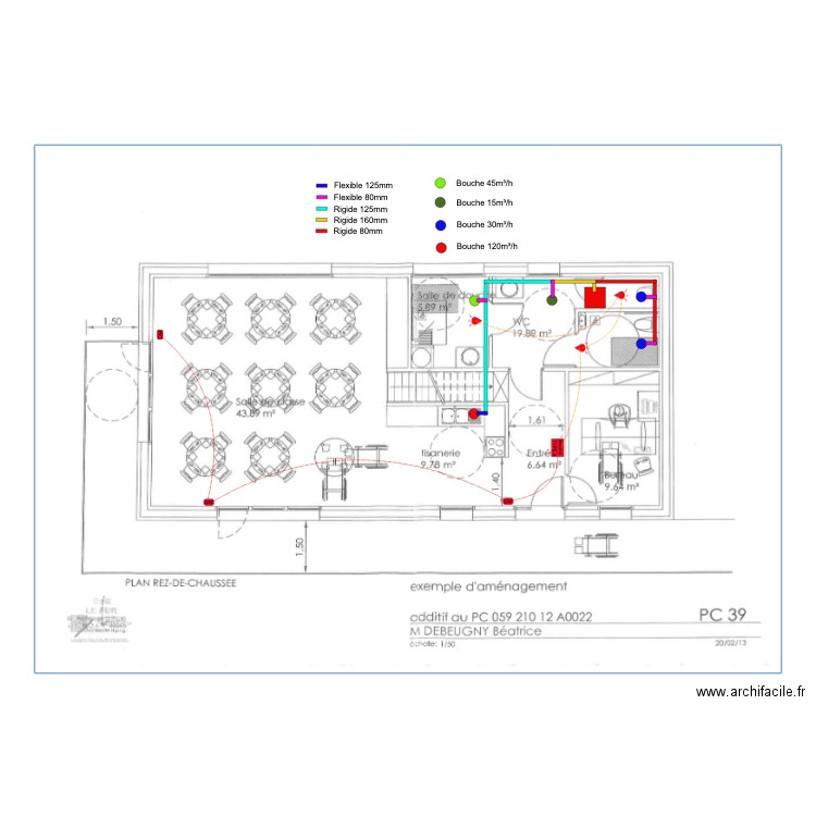 VMC et Alarme La Flanerie. Plan de 0 pièce et 0 m2