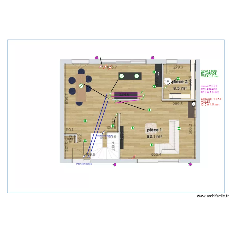PLAN RDC MALONOUE. Plan de 