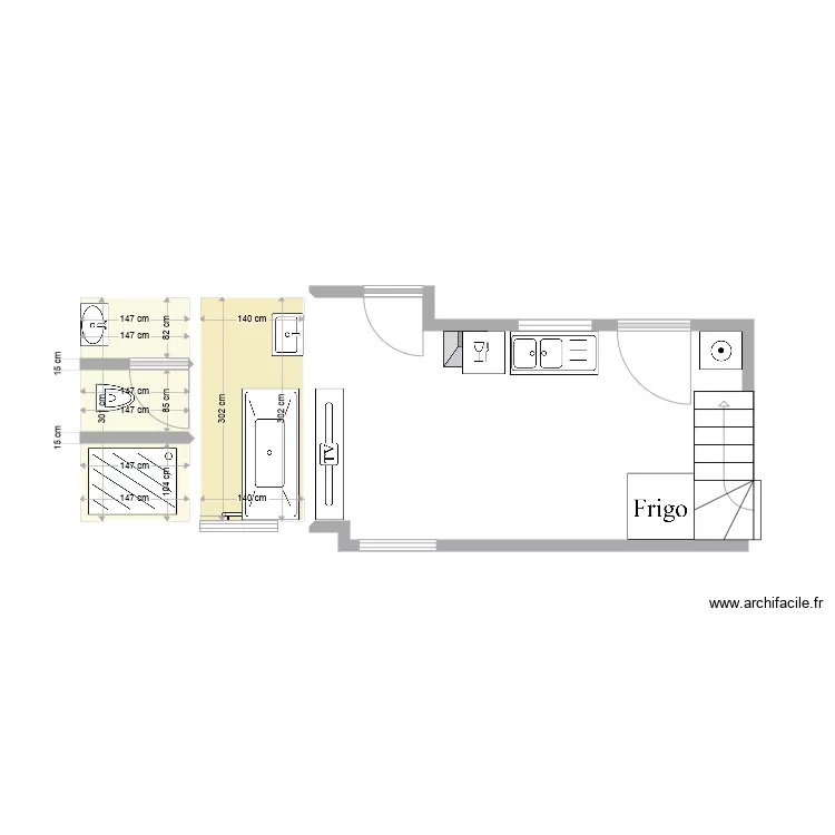 maison hautot 2. Plan de 