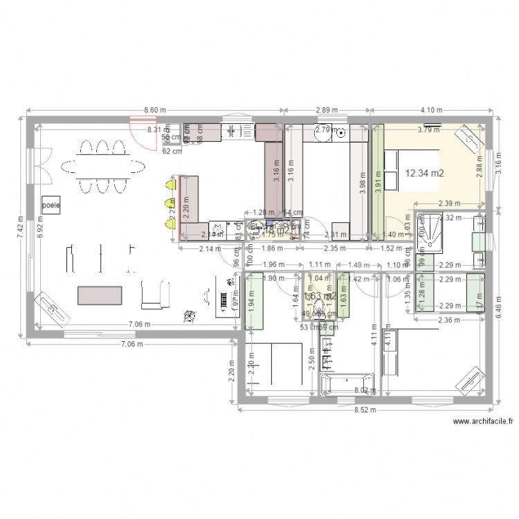 plan villa PCA titoupacas. Plan de 0 pièce et 0 m2