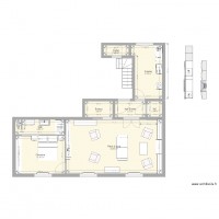 Appartement T3 avec SdB et Chambre et salon et cuisine et cellier 2