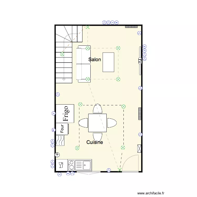 RDC LOT 95 . Plan de 