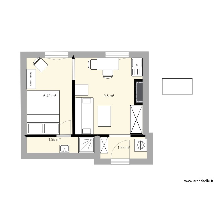 appartement 2. Plan de 0 pièce et 0 m2