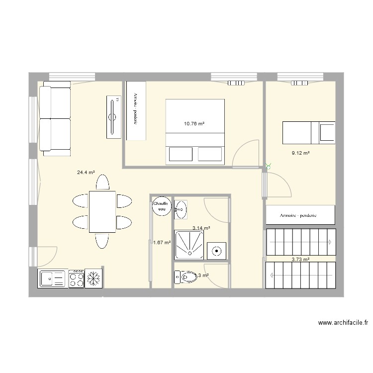 paulae 2étage e2. Plan de 0 pièce et 0 m2