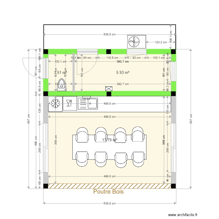 pool house 8. Plan de 0 pièce et 0 m2