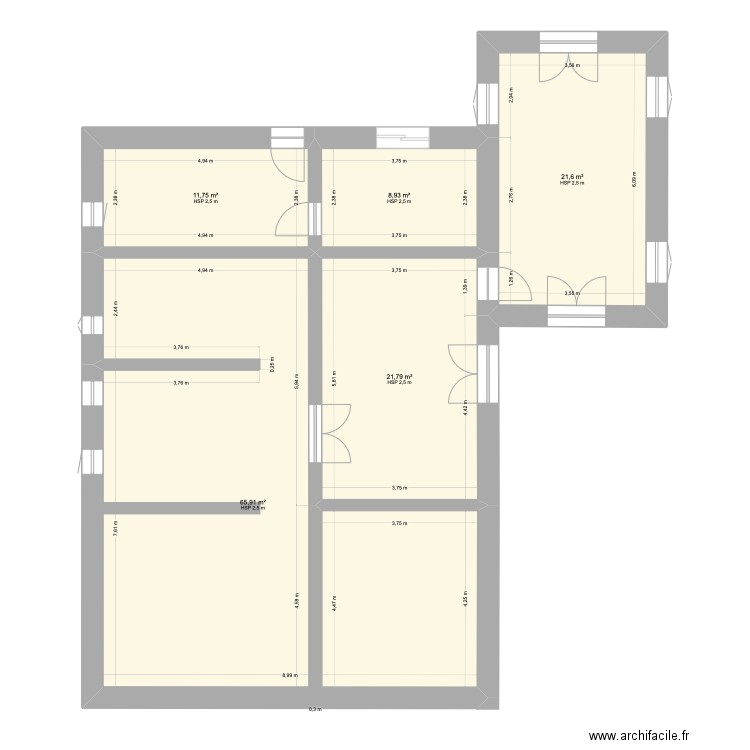 Suzon. Plan de 0 pièce et 0 m2