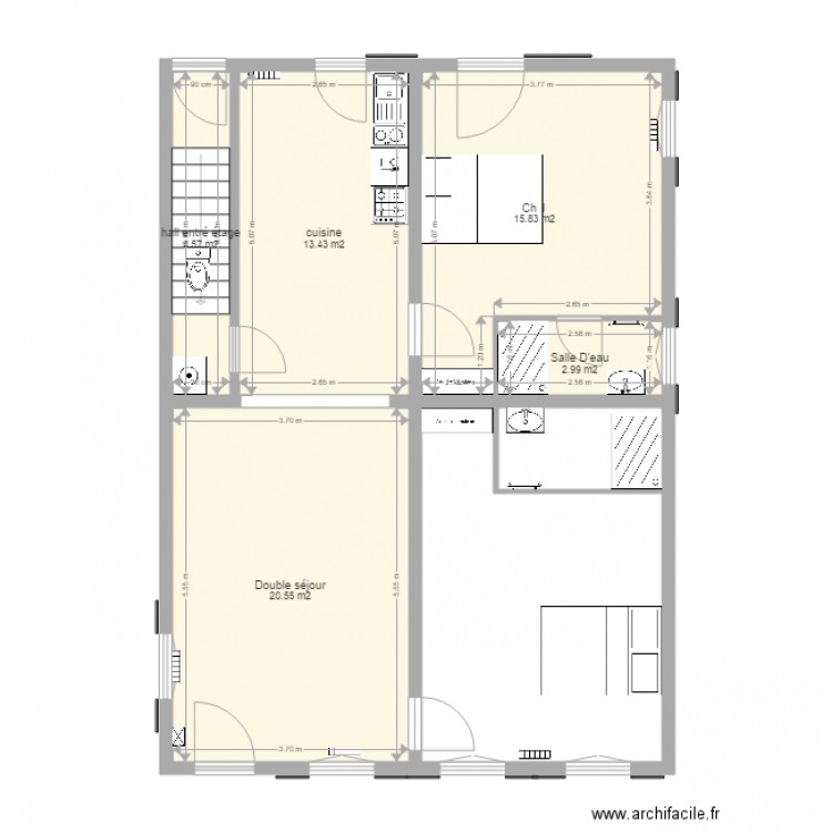 rdc aubenton option 2. Plan de 0 pièce et 0 m2