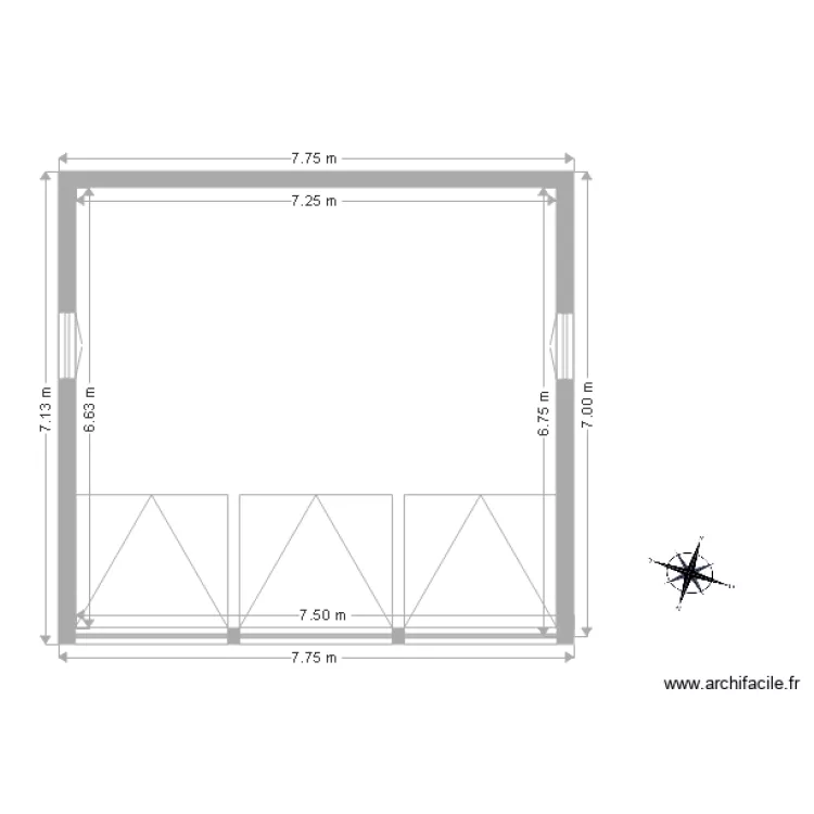 garage. Plan de 
