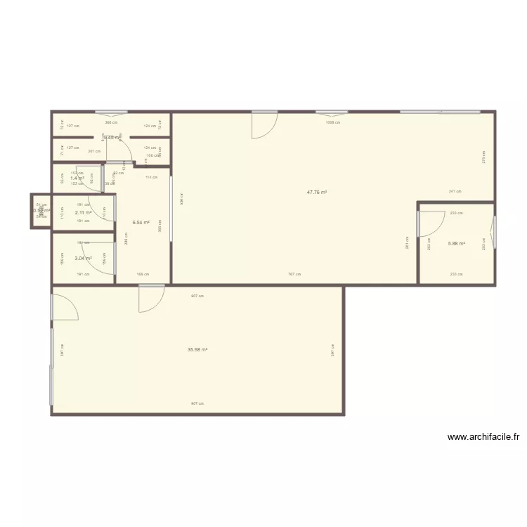 Robin projet 2 chemin du p&ecirc;cheur. Plan de 