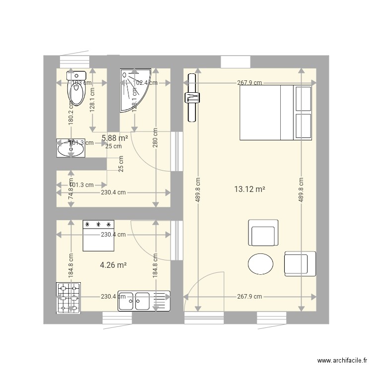 Pierre. Plan de 0 pièce et 0 m2