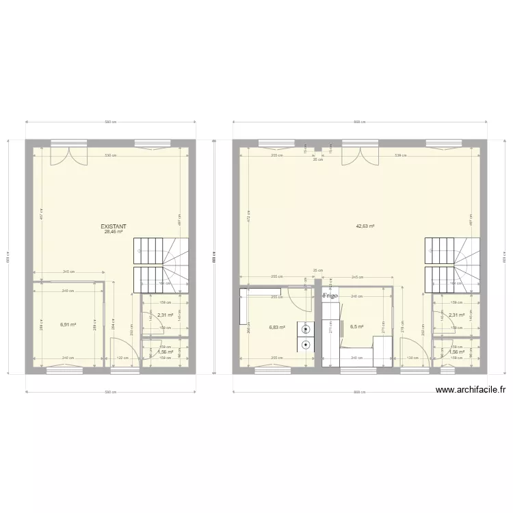 Maison BeniHome RdC. Plan de Maison BeniHome RdC. Plan de