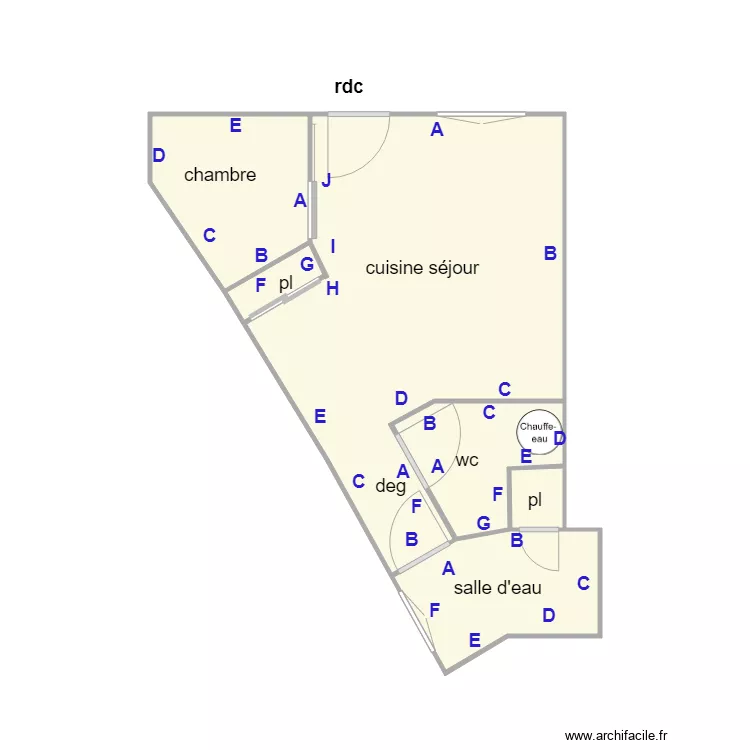 sarl luclead n6 PB. Plan de sarl luclead n6 PB. Plan de