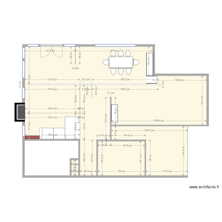 St antoine amenagement Reva EQ3. Plan de 0 pièce et 0 m2