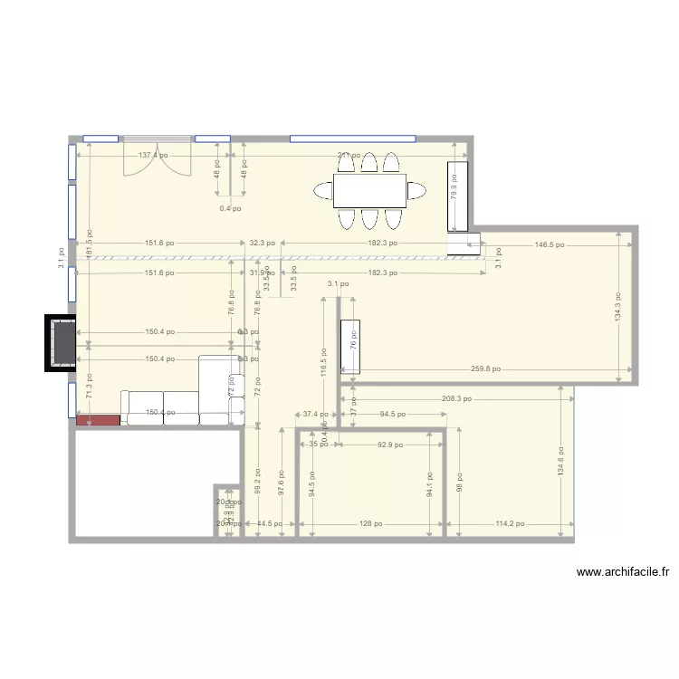St antoine amenagement Reva EQ3. Plan de 