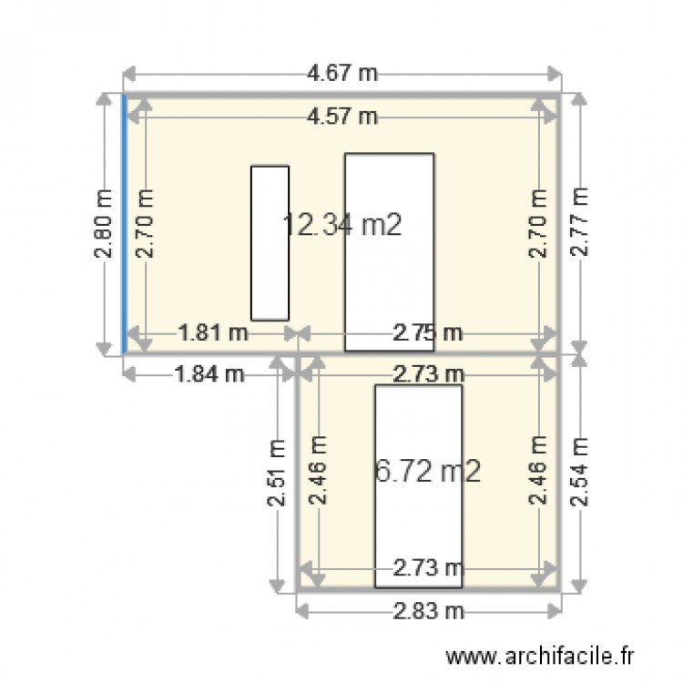 Grande ourse face sud vraie. Plan de 0 pièce et 0 m2