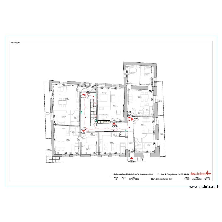 Bernex R+1 ELEC. Plan de 0 pièce et 0 m2