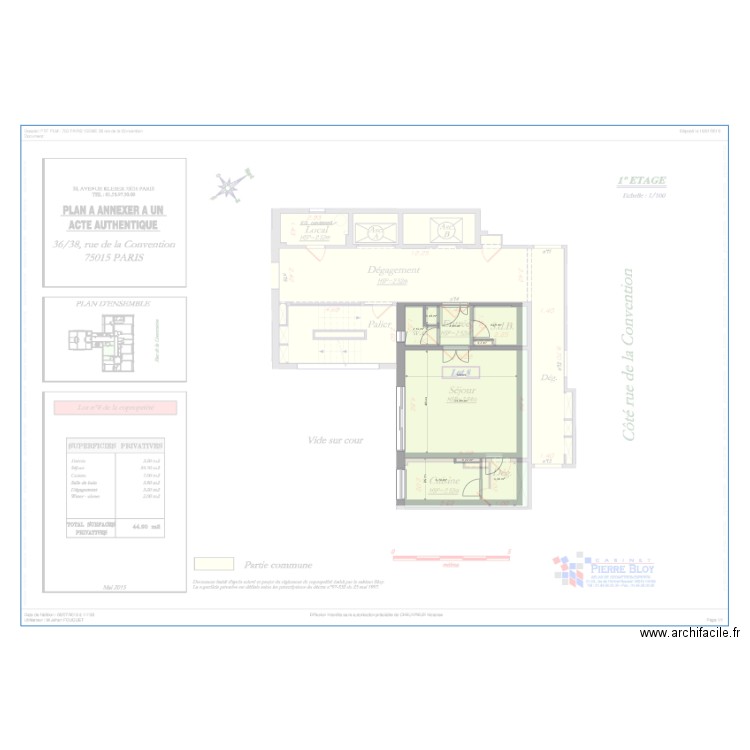 Laure15eBase. Plan de 0 pièce et 0 m2