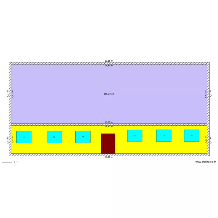facade. Plan de facade. Plan de