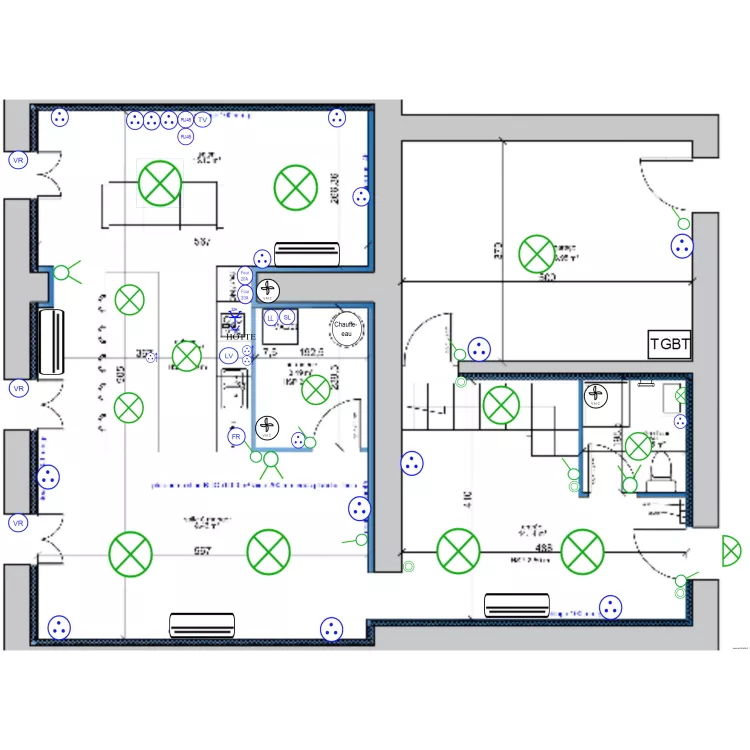 CEZAC RDC JULIEN. Plan de 