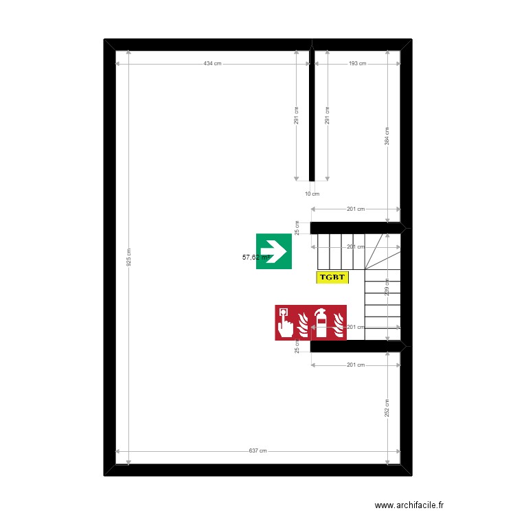 BZA Athènes sous-sol. Plan de 0 pièce et 0 m2