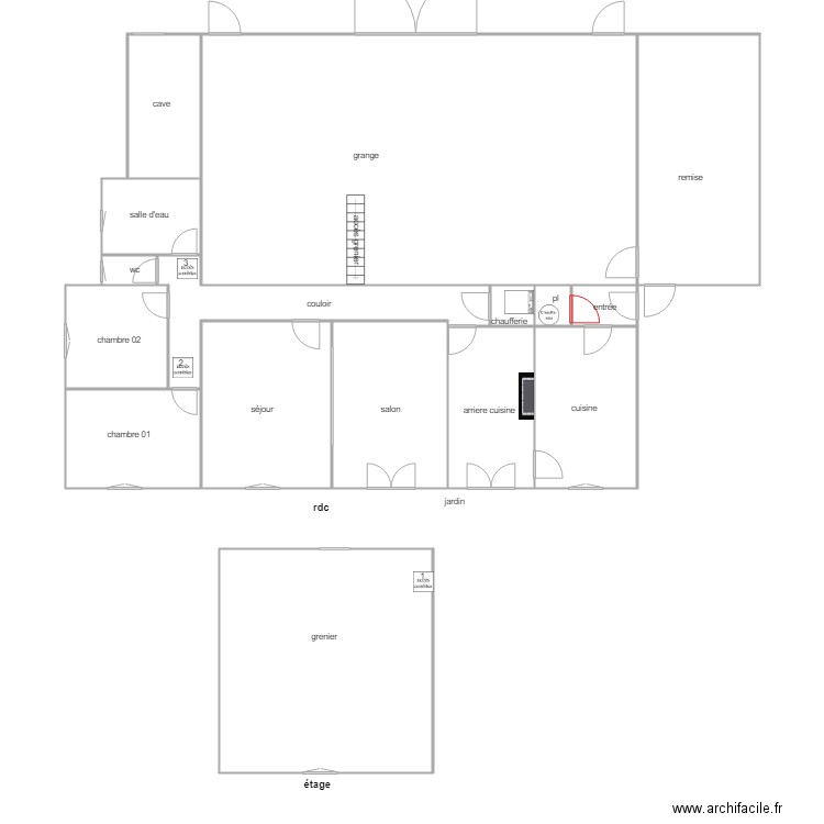 robin am. Plan de 0 pièce et 0 m2