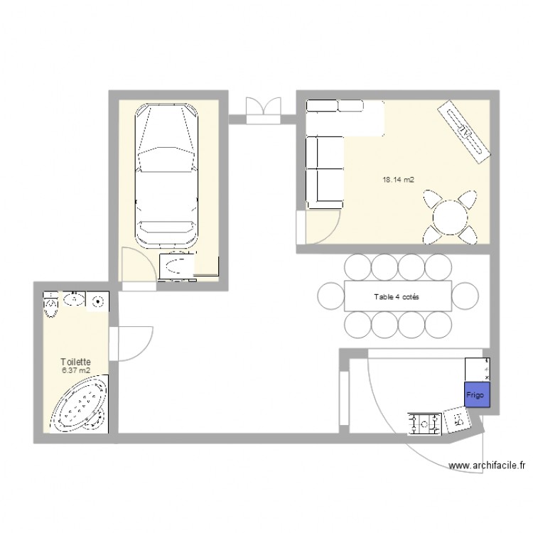 Maison A Étage 1. Plan de 0 pièce et 0 m2