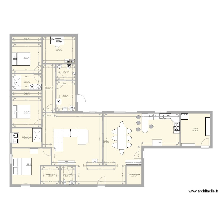 Maison2. Plan de 0 pièce et 0 m2