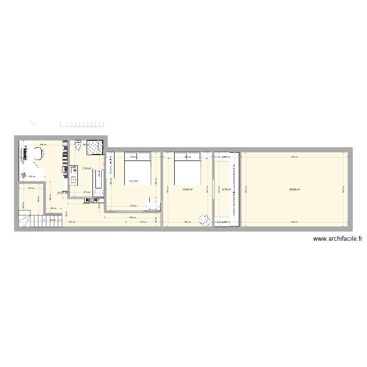 plans duplex et love room. Plan de 0 pièce et 0 m2