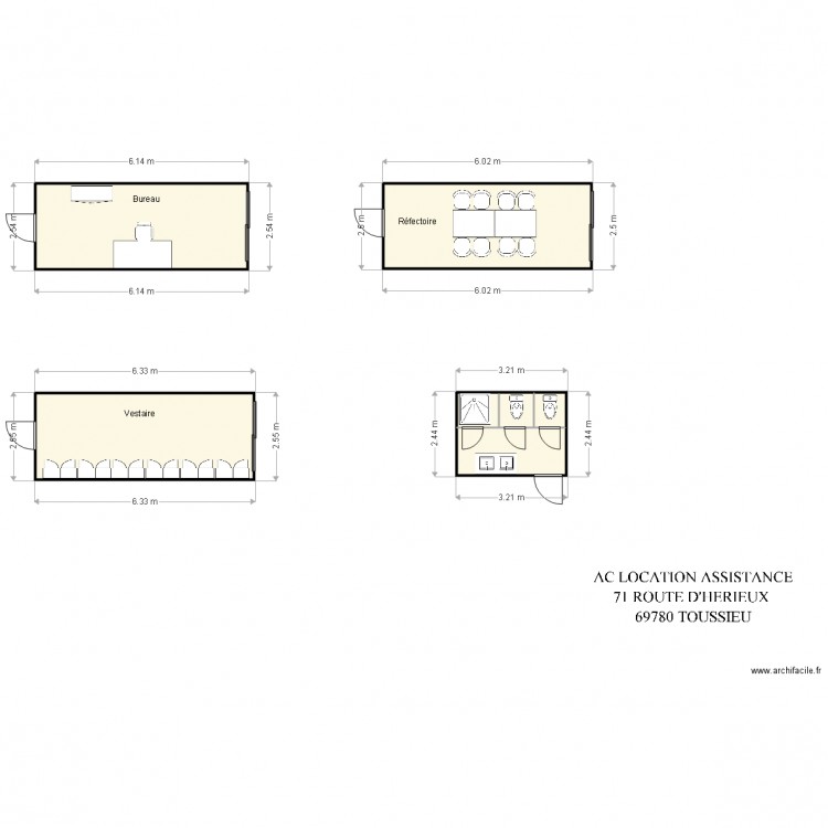 CHANTIER MG CONSTRUCTION. Plan de 0 pièce et 0 m2