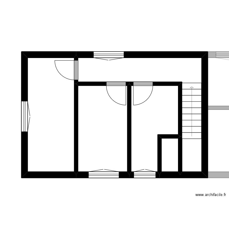 HAMON. Plan de 9 pièces et 73 m2