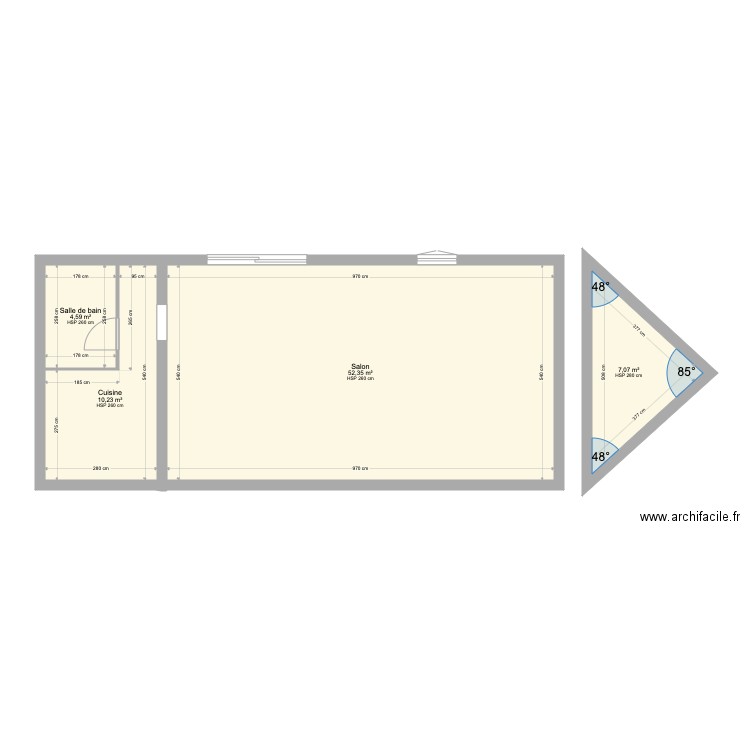 Russeil dependance. Plan de 0 pièce et 0 m2