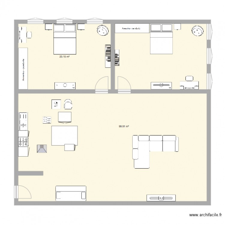 Appartement8080. Plan de 0 pièce et 0 m2