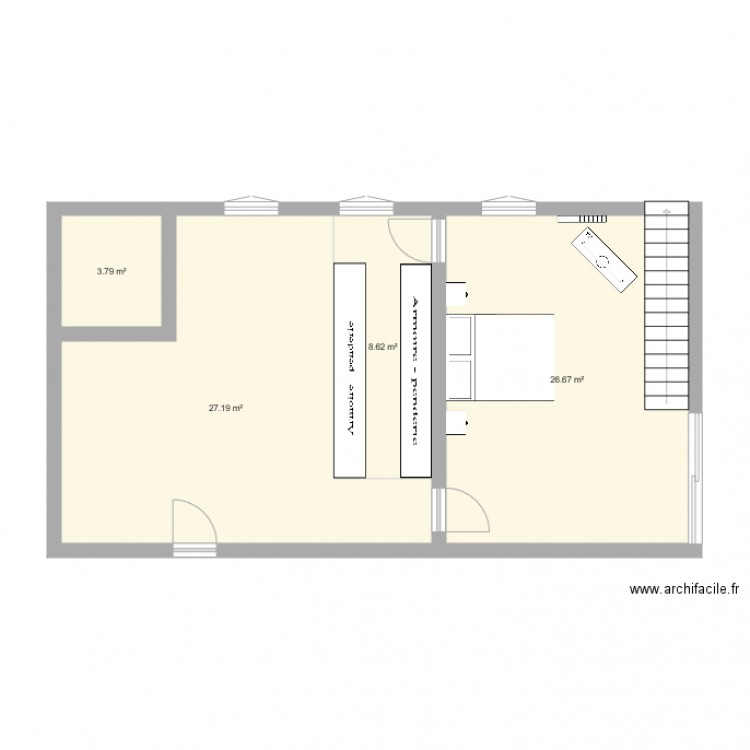 maison. Plan de 0 pièce et 0 m2