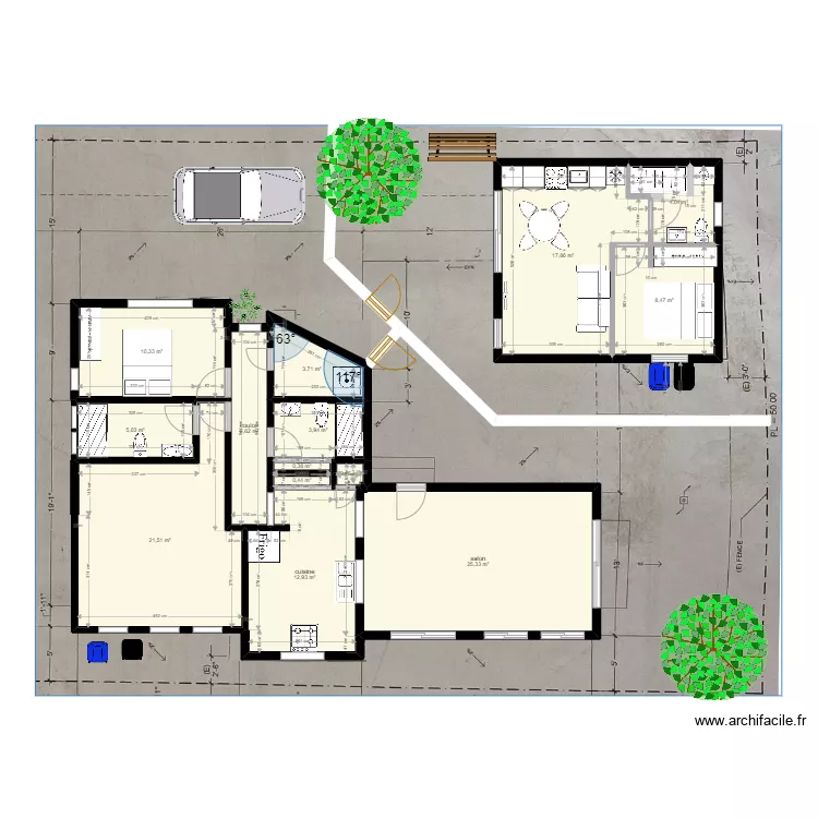 casitas 2 travail marie bis. Plan de 