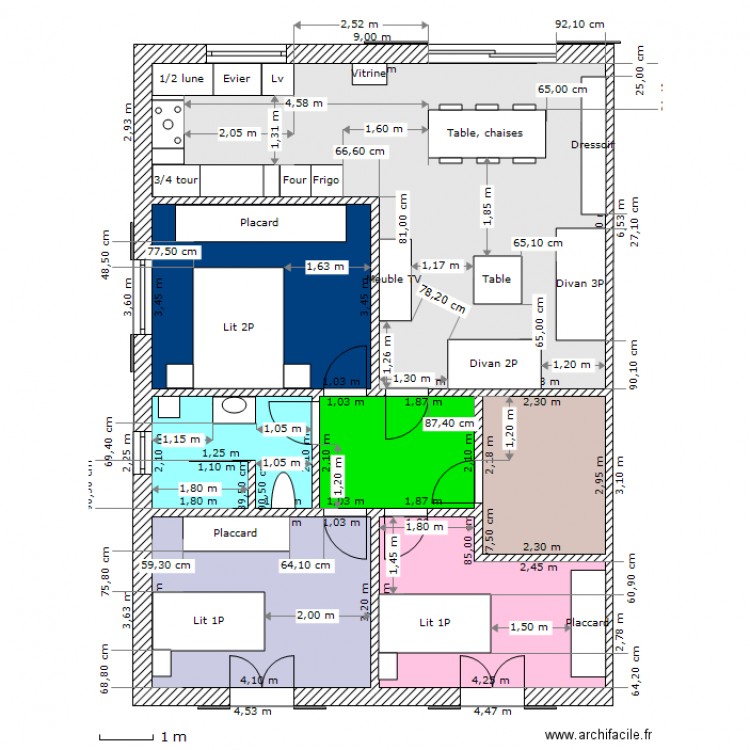 Premier etage. Plan de 0 pièce et 0 m2