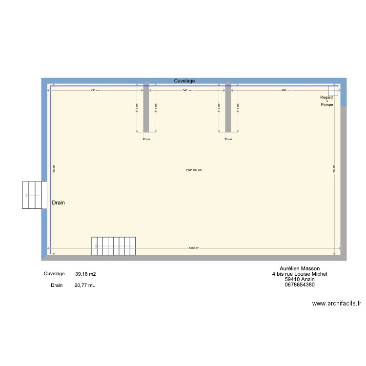 Masson Aurélien. Plan de 0 pièce et 0 m2