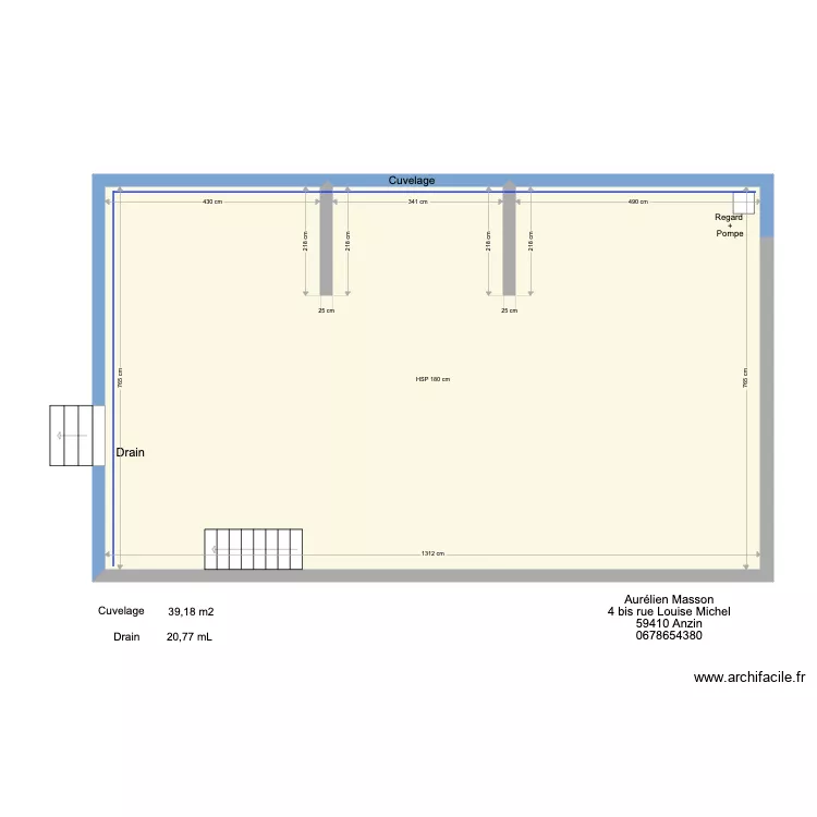 Masson Aur&eacute;lien. Plan de 